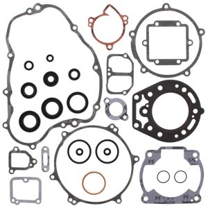 Kawasaki KDX200 Complete Gasket Kit - Vertex Pistons - High-performance MicroPore Material - `95-`06